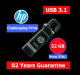 Hp 32 GB Pendrive (2 years Guarantee)